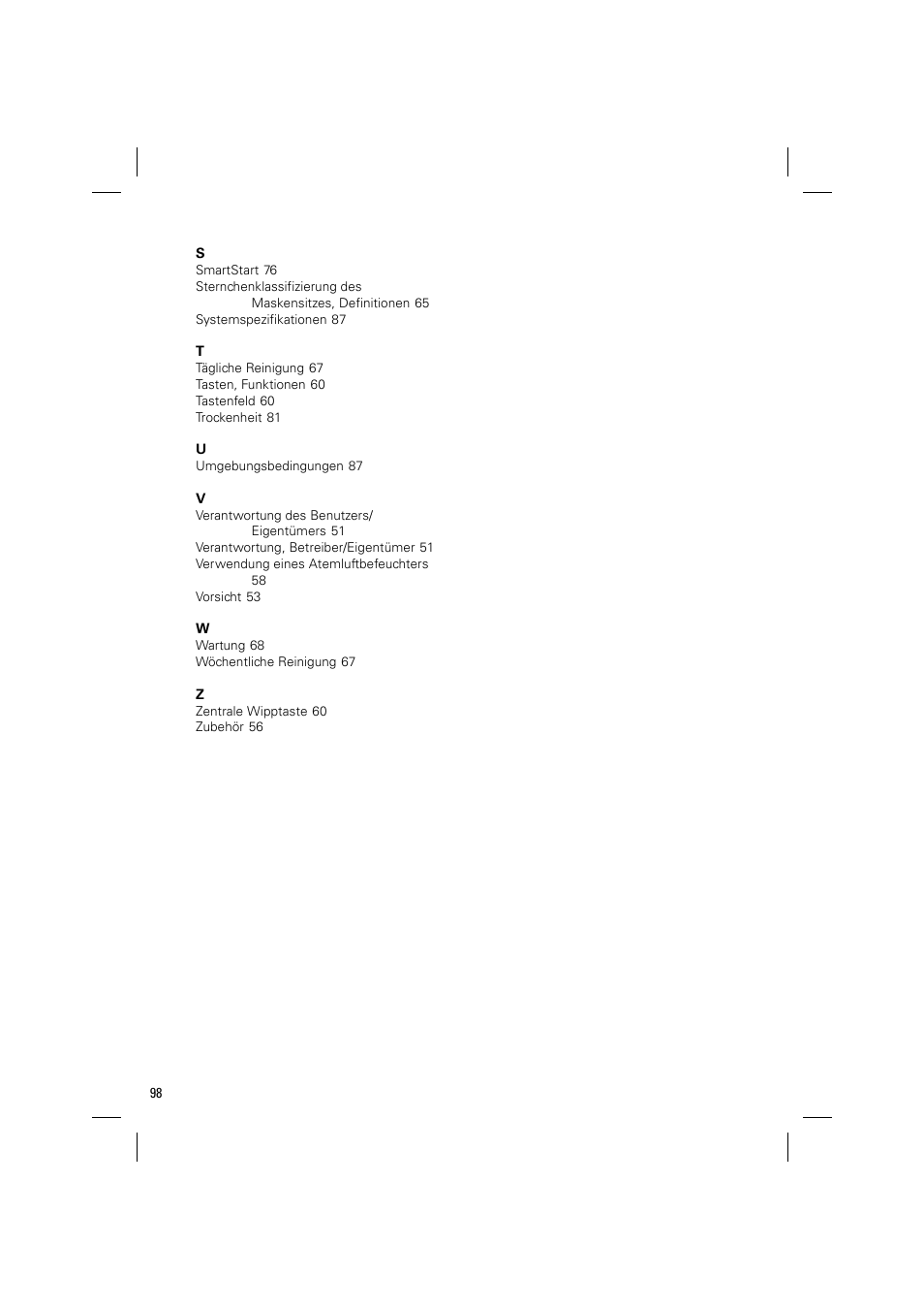 ResMed VPAP III & III ST User Manual | Page 104 / 348