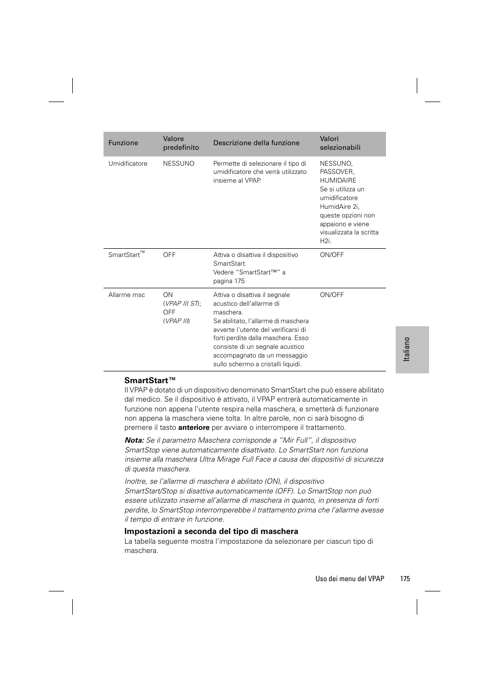 ResMed VPAP III & III ST User Manual | Page 181 / 348