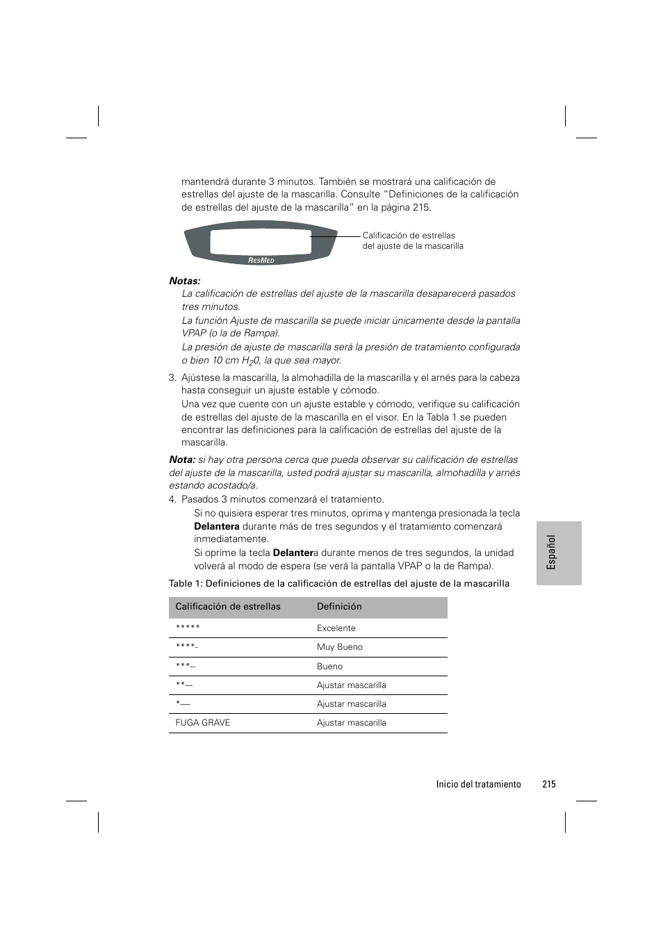 ResMed VPAP III & III ST User Manual | Page 221 / 348