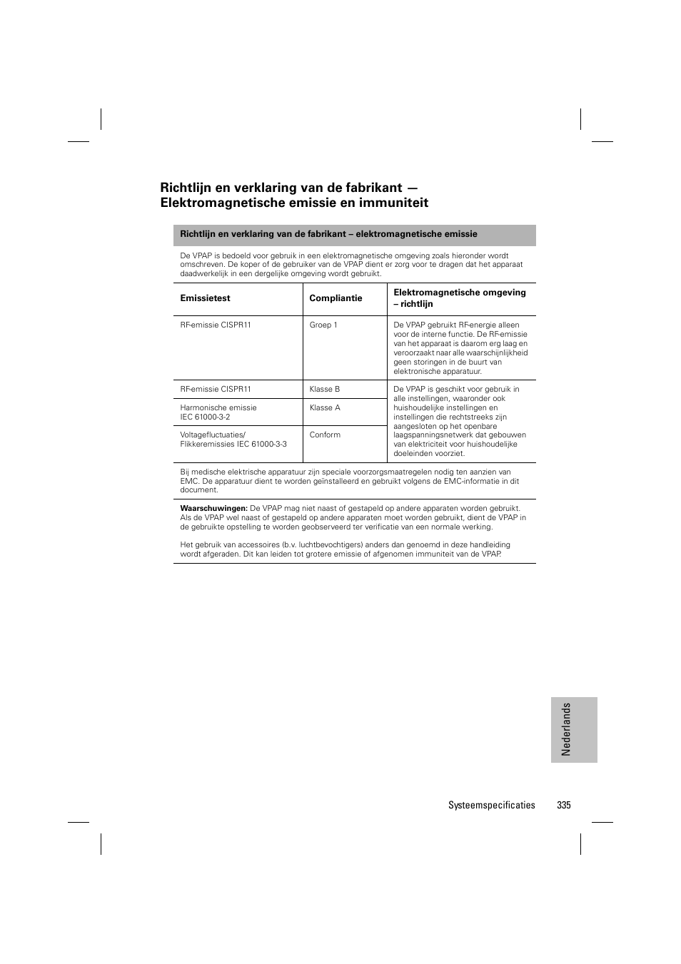 ResMed VPAP III & III ST User Manual | Page 341 / 348