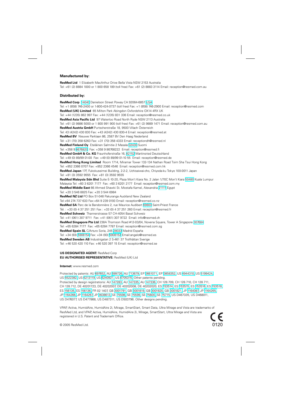 ResMed VPAP III & III ST User Manual | Page 6 / 348