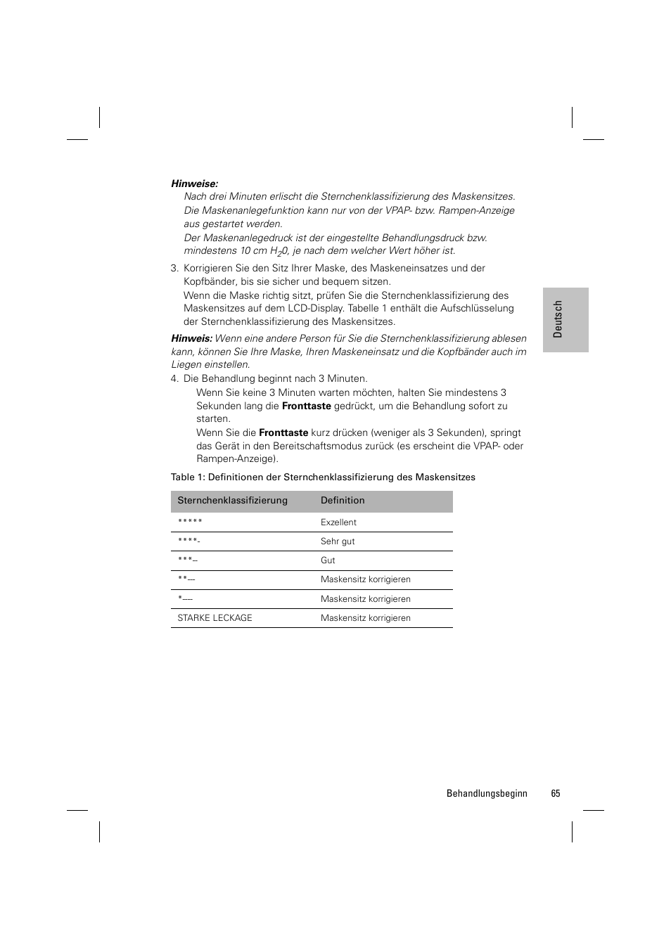 ResMed VPAP III & III ST User Manual | Page 71 / 348