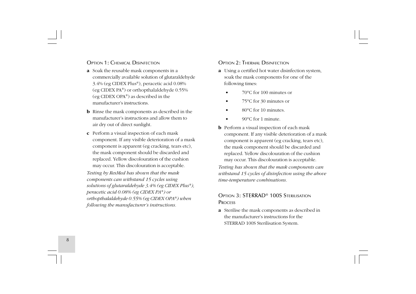 ResMed Mirage NV Full Face Mask Series 2 User Manual | Page 10 / 83