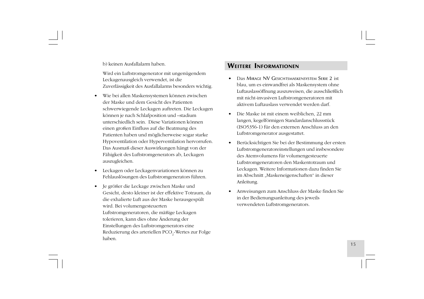 ResMed Mirage NV Full Face Mask Series 2 User Manual | Page 17 / 83