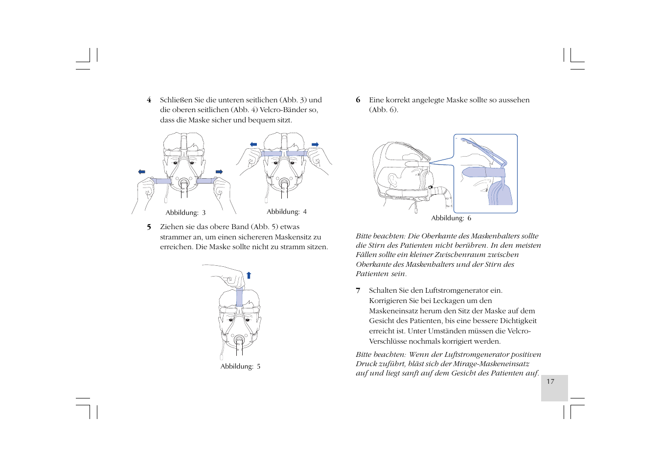 ResMed Mirage NV Full Face Mask Series 2 User Manual | Page 19 / 83