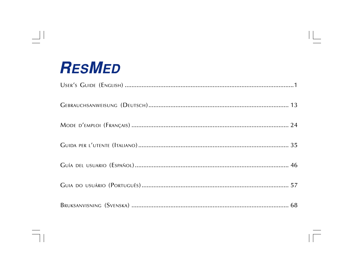 ResMed Mirage NV Full Face Mask Series 2 User Manual | Page 2 / 83