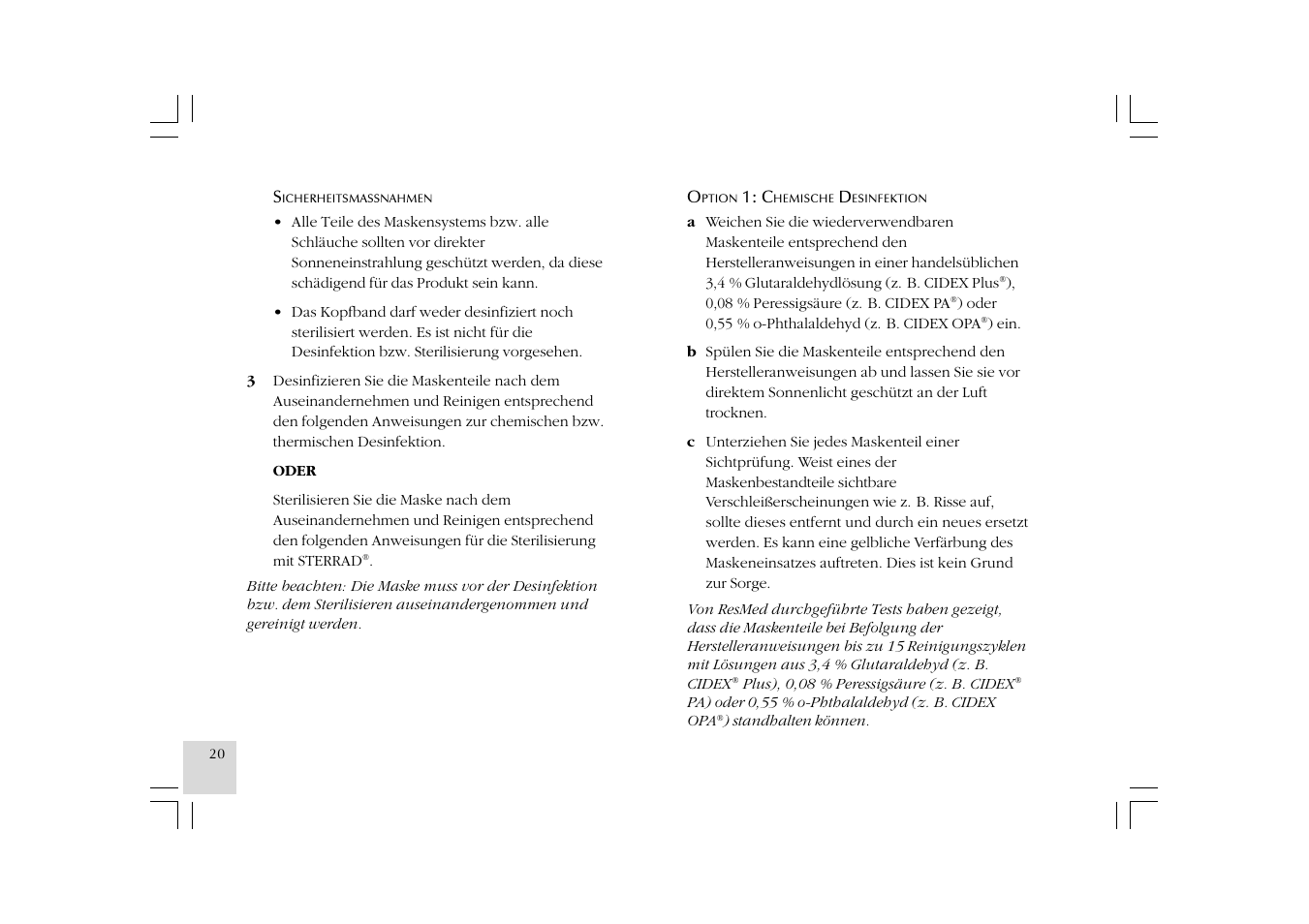 ResMed Mirage NV Full Face Mask Series 2 User Manual | Page 22 / 83