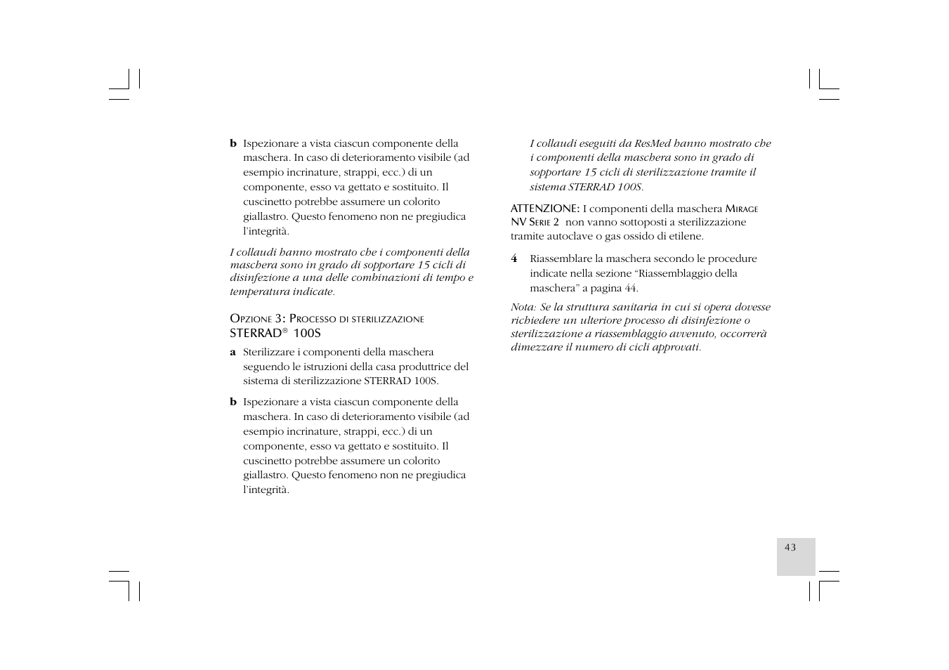 ResMed Mirage NV Full Face Mask Series 2 User Manual | Page 45 / 83