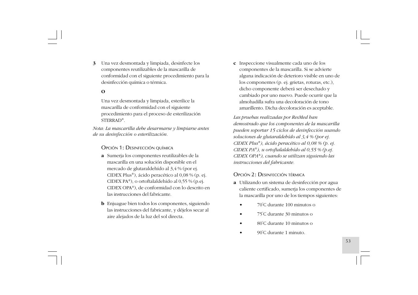 ResMed Mirage NV Full Face Mask Series 2 User Manual | Page 55 / 83