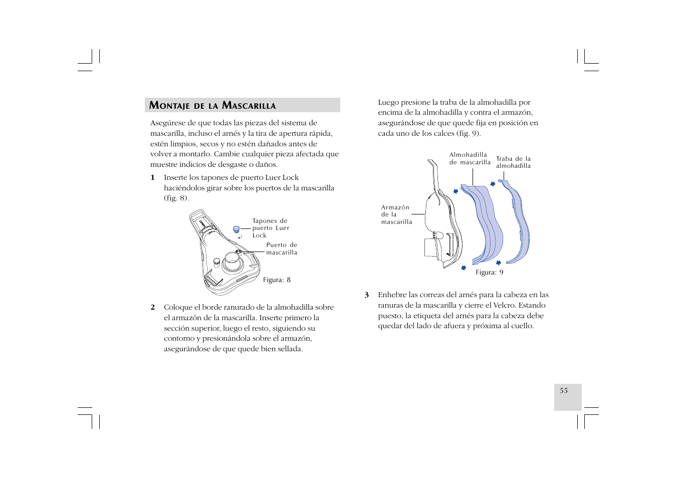 ResMed Mirage NV Full Face Mask Series 2 User Manual | Page 57 / 83