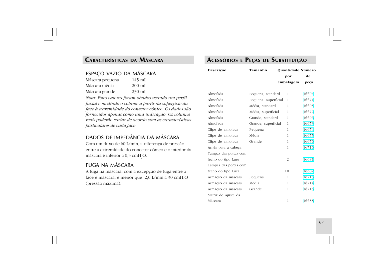 ResMed Mirage NV Full Face Mask Series 2 User Manual | Page 69 / 83