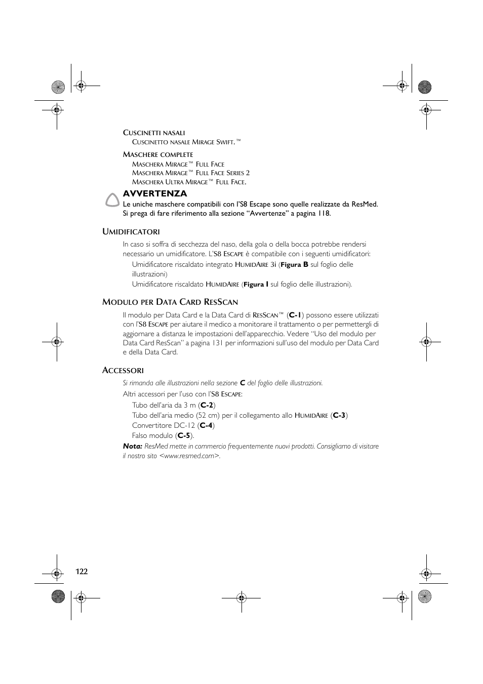 ResMed S8 User Manual | Page 127 / 269