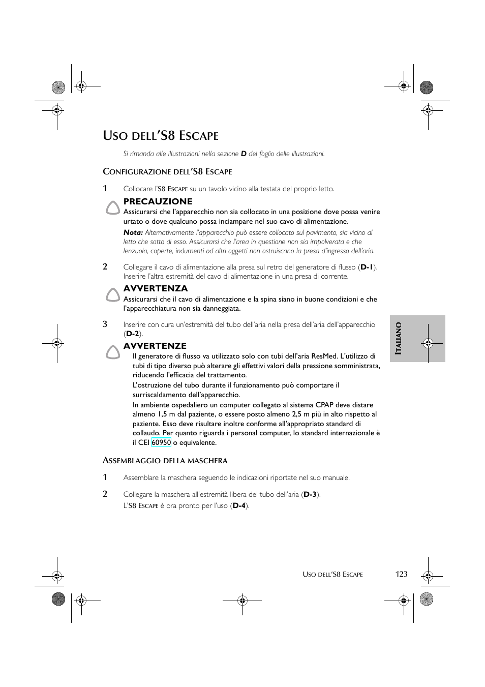 S8 e, Dell, Scape | ResMed S8 User Manual | Page 128 / 269