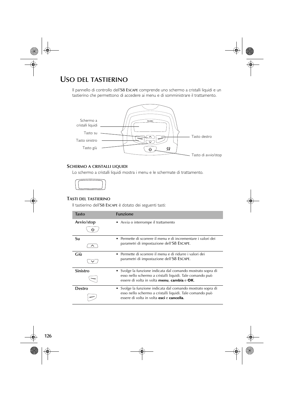 Tastierino | ResMed S8 User Manual | Page 131 / 269