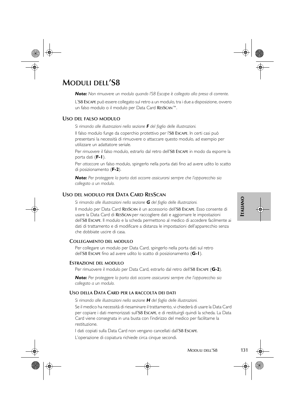 Oduli, Dell | ResMed S8 User Manual | Page 136 / 269