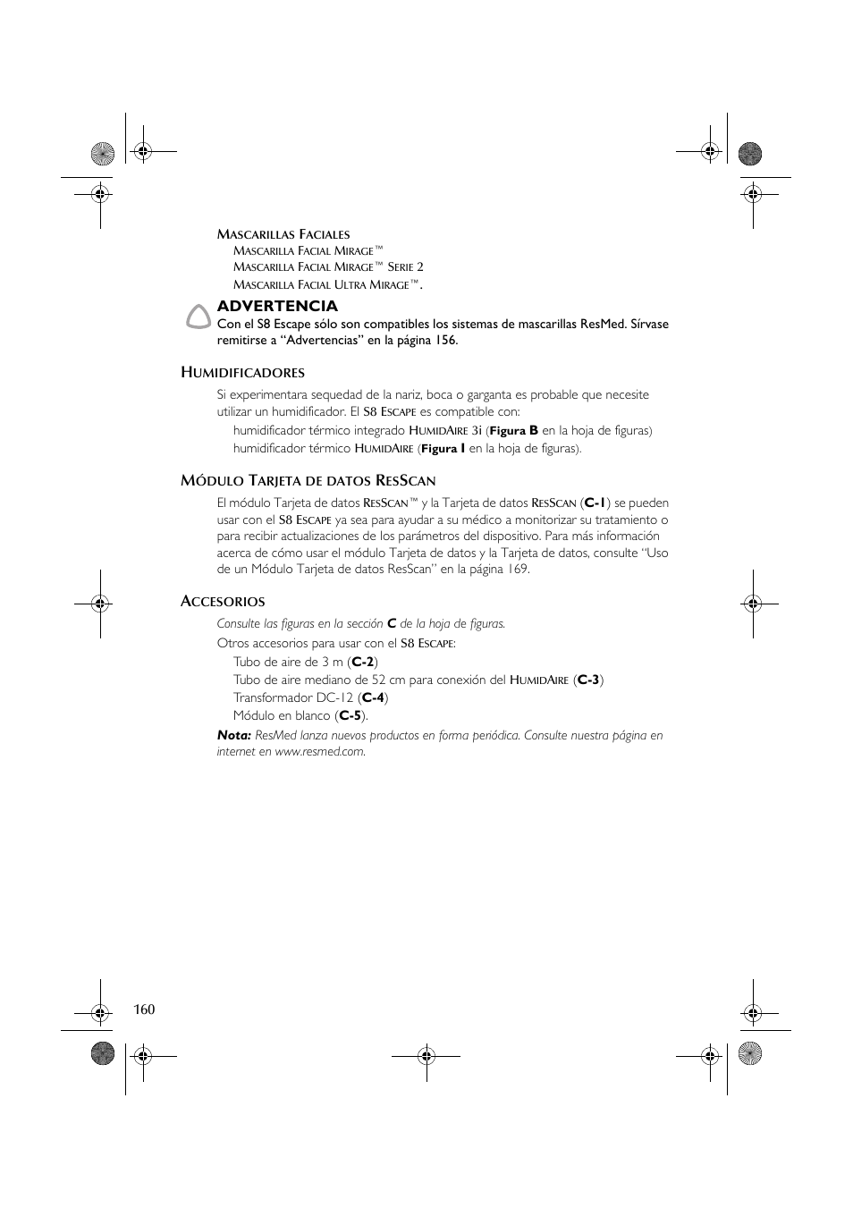 ResMed S8 User Manual | Page 165 / 269