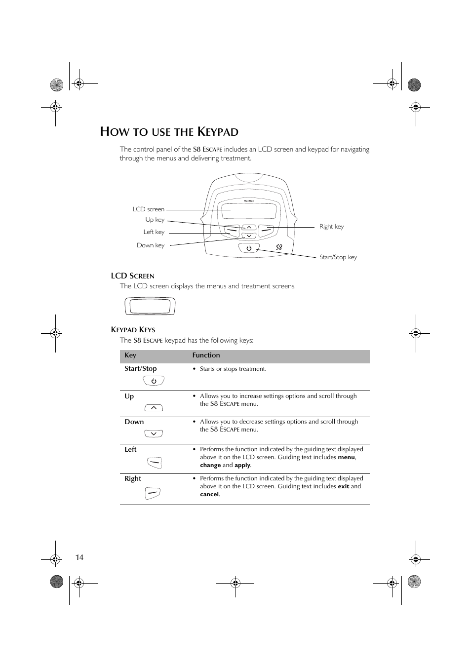 Eypad | ResMed S8 User Manual | Page 19 / 269