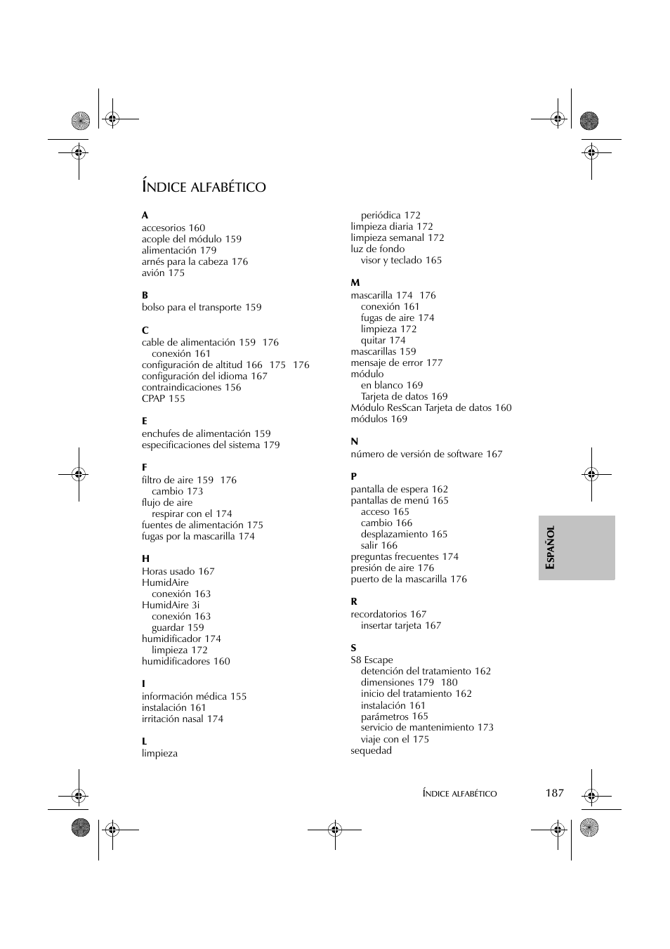ResMed S8 User Manual | Page 192 / 269