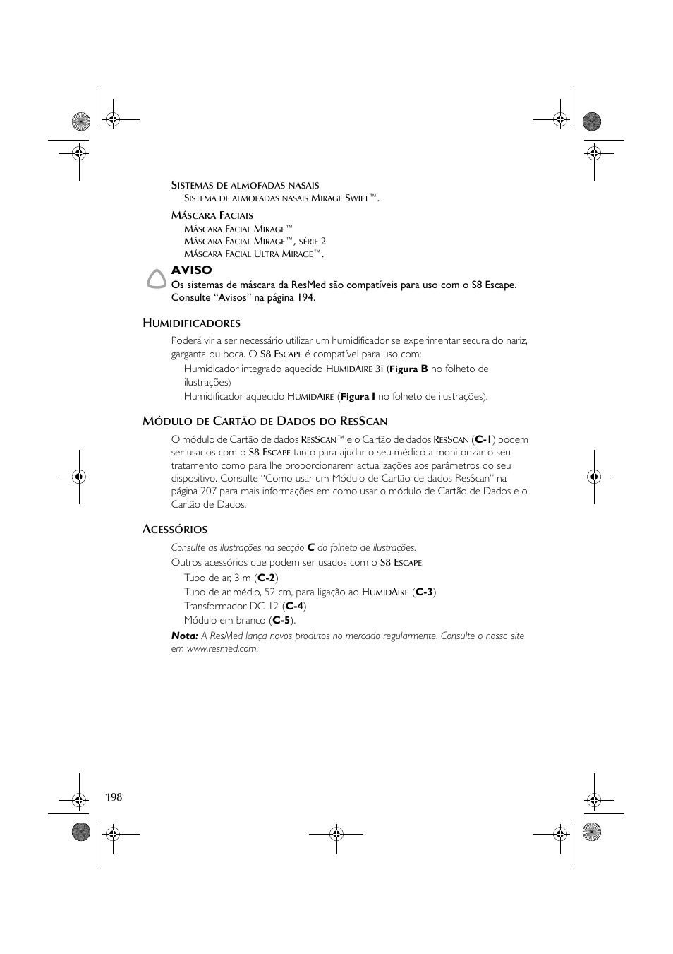 ResMed S8 User Manual | Page 203 / 269