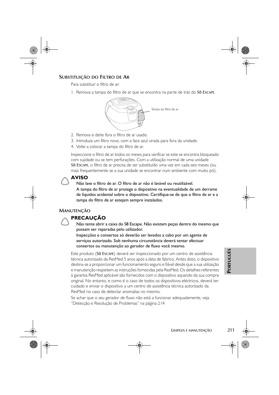 ResMed S8 User Manual | Page 216 / 269