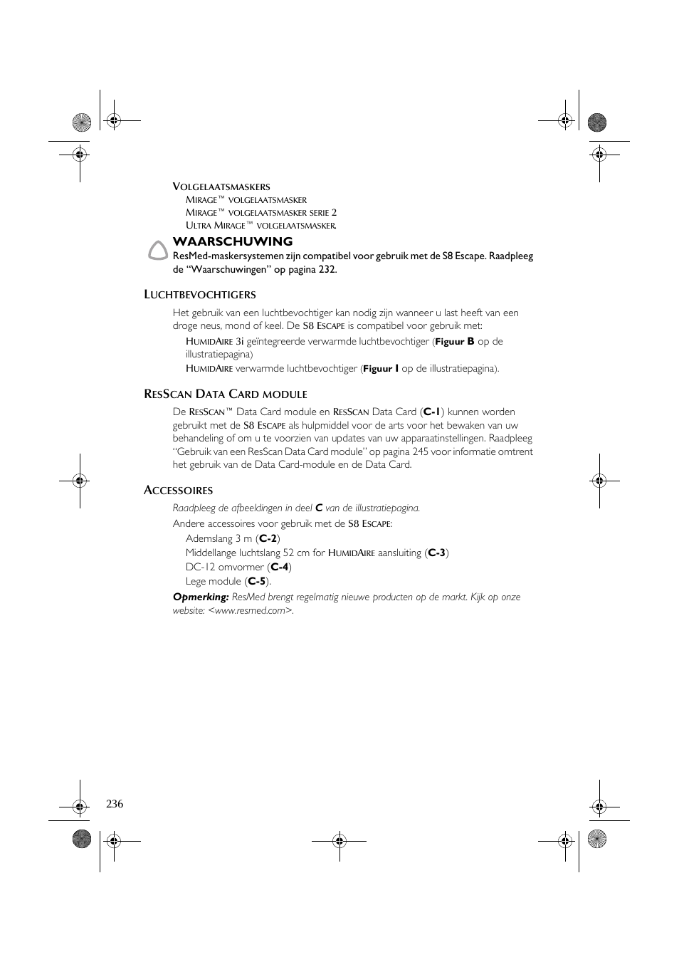 ResMed S8 User Manual | Page 241 / 269