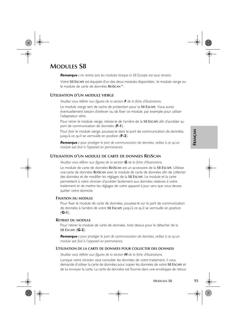 Odules | ResMed S8 User Manual | Page 98 / 269
