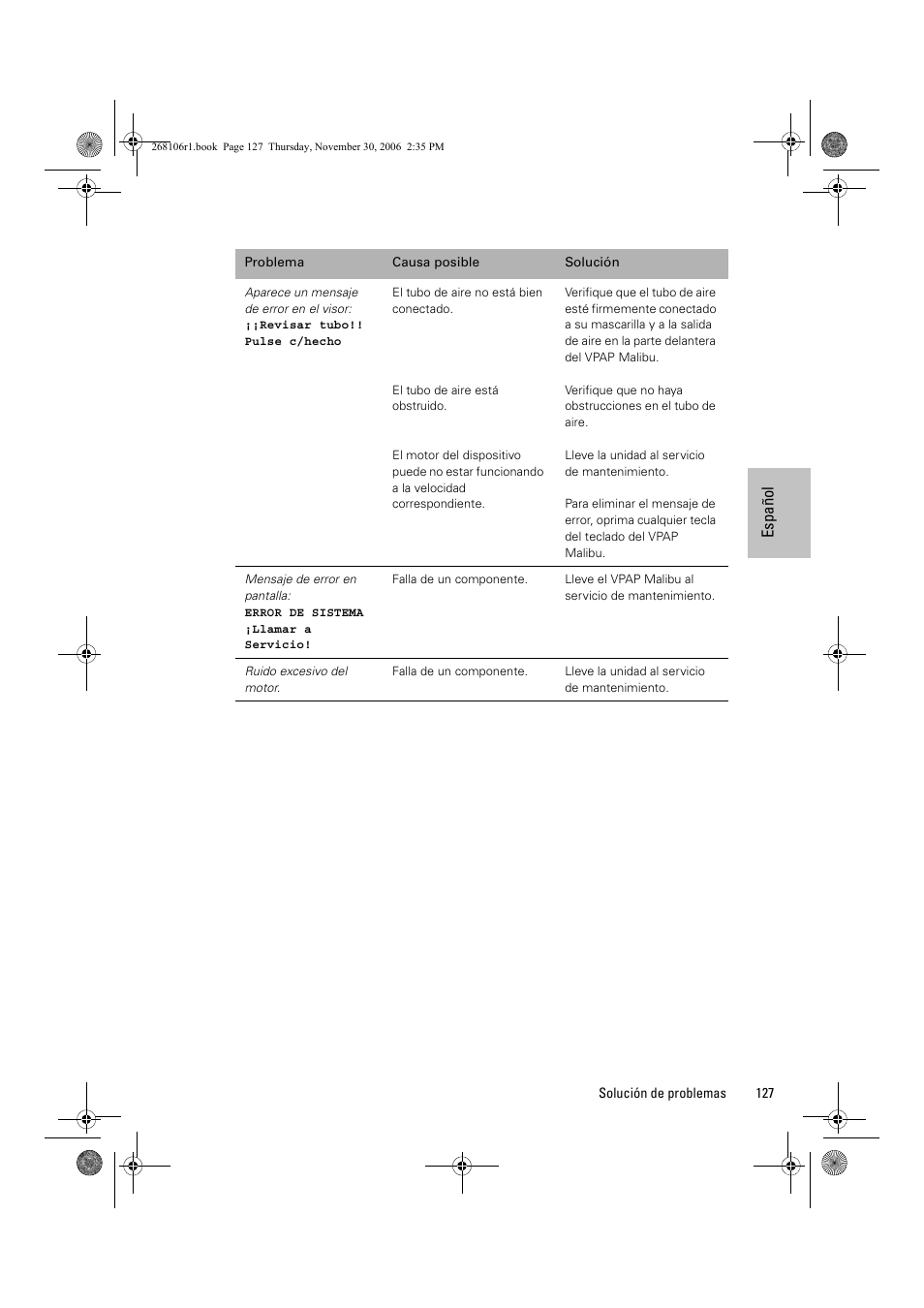 ResMed C16389 User Manual | Page 132 / 193