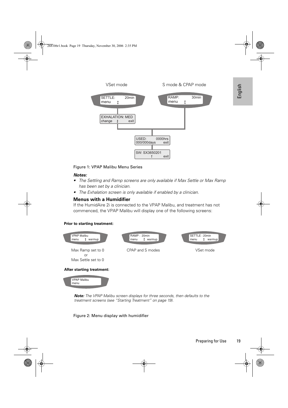 En glish | ResMed C16389 User Manual | Page 24 / 193