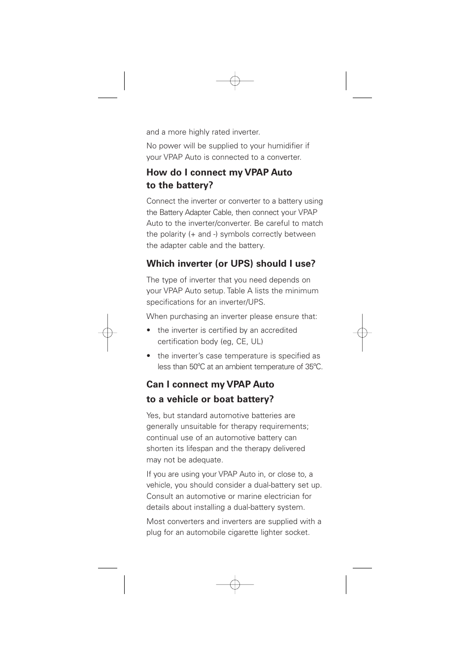 ResMed Compact Bilevel Device VPAP Auto User Manual | Page 4 / 8