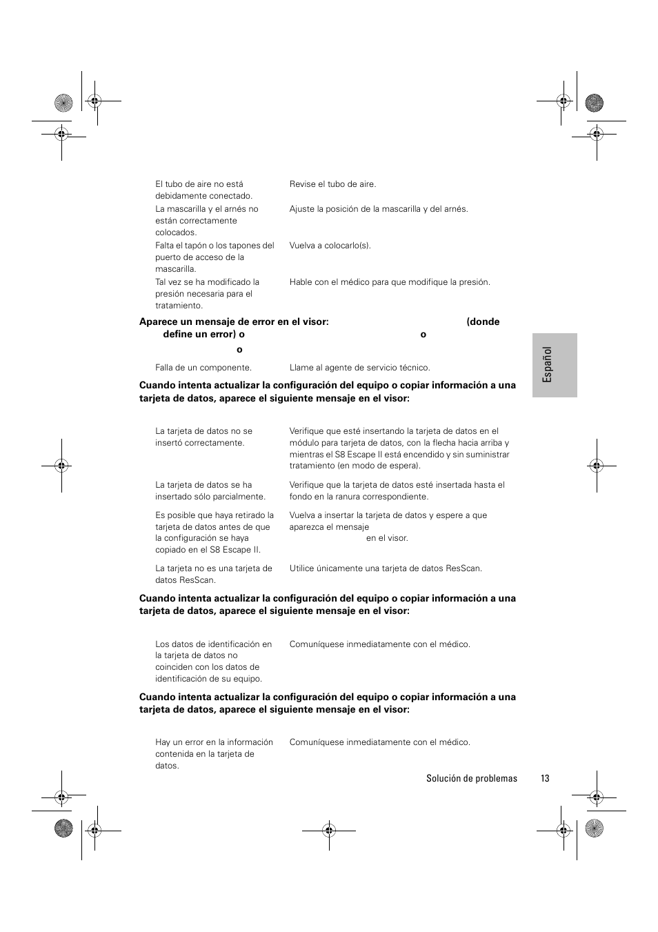 ResMed Positive Airway Pressure Device S8 Escape II User Manual | Page 55 / 80