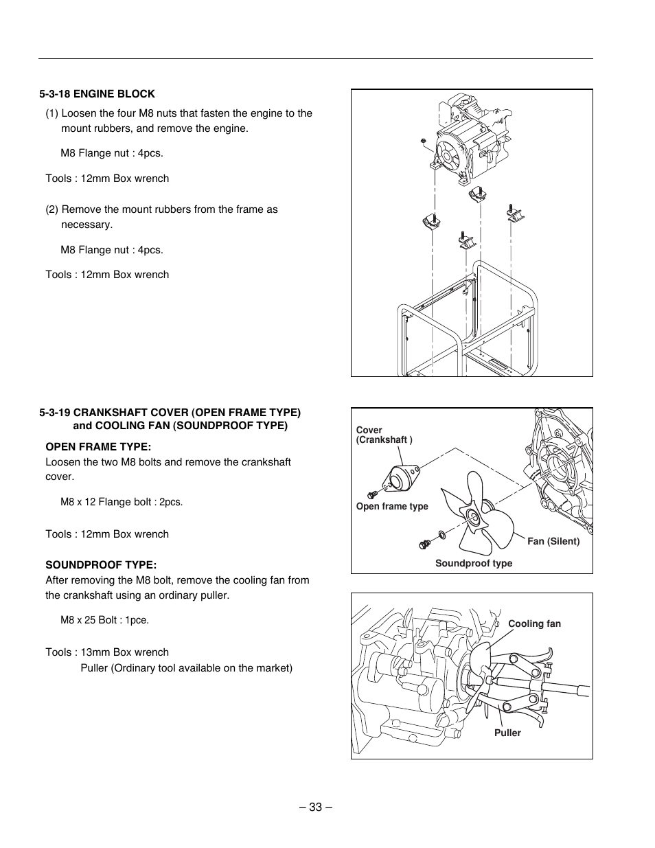 Subaru Robin Power Products RG2800I User Manual | Page 36 / 67
