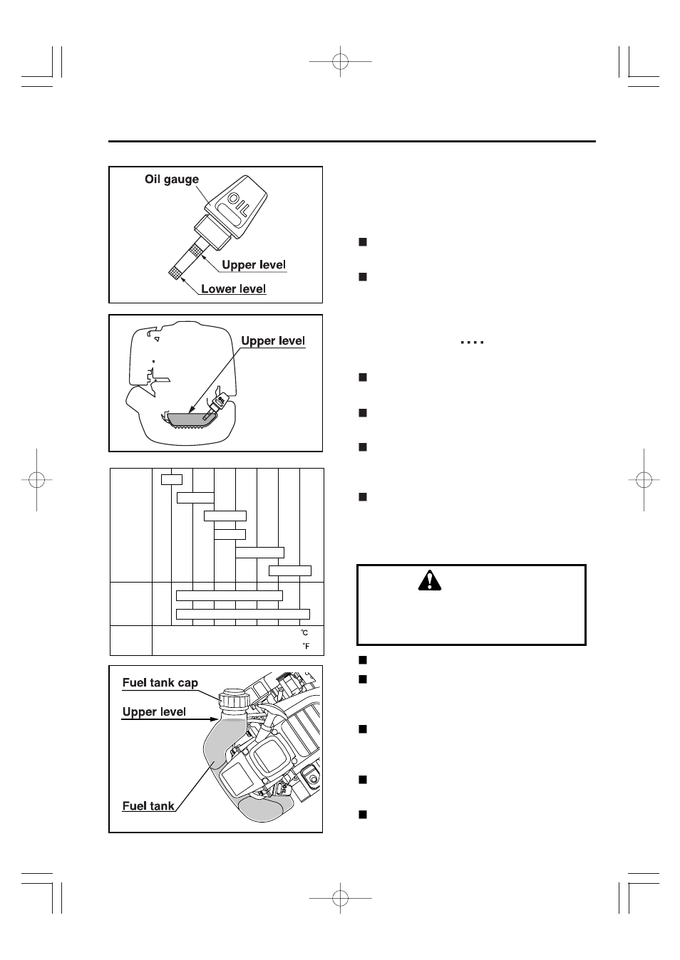 Pre-operation checks, Check engine oil, Check fuel caution | Subaru Robin Power Products EHO25A User Manual | Page 17 / 31