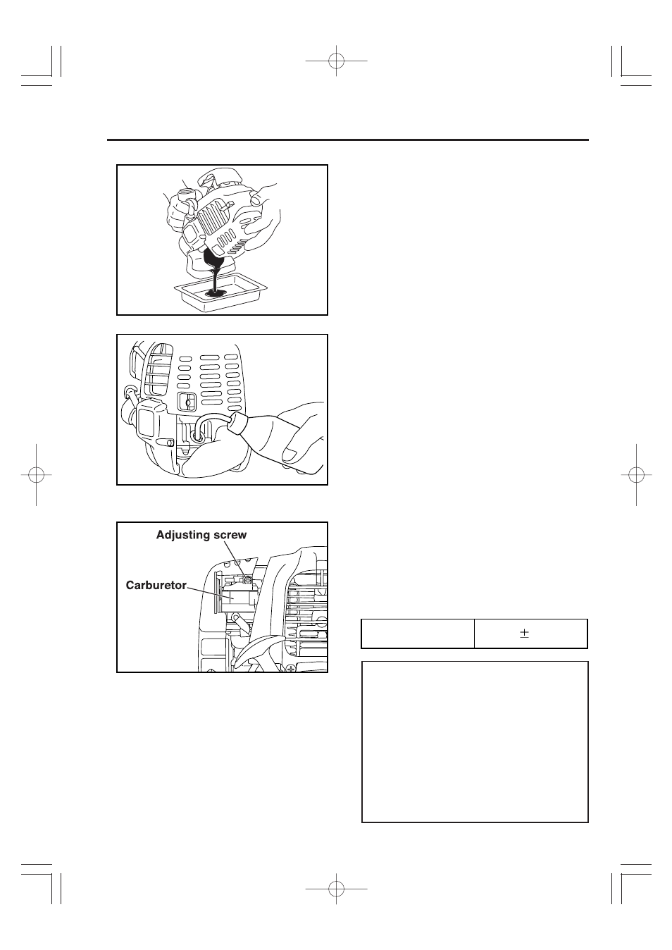 Adjusting carburetor | Subaru Robin Power Products EHO25A User Manual | Page 25 / 31