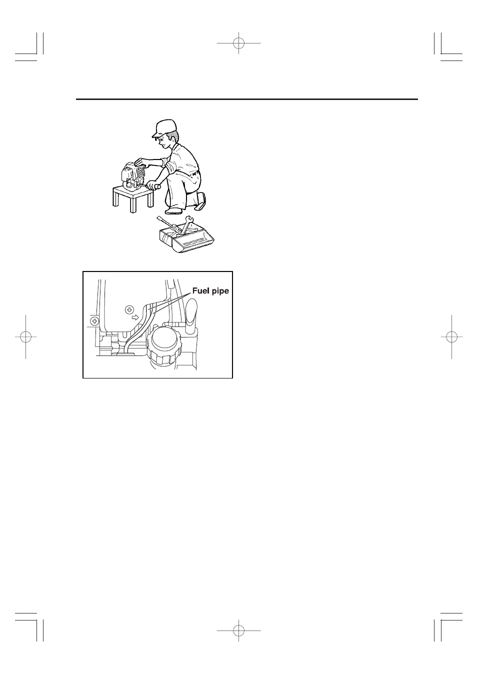 Fuel pipe replacement, Checking bolts, nuts and screws | Subaru Robin Power Products EHO25A User Manual | Page 27 / 31