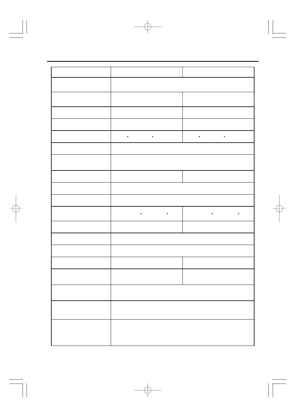 Specifications | Subaru Robin Power Products EHO25A User Manual | Page 29 / 31