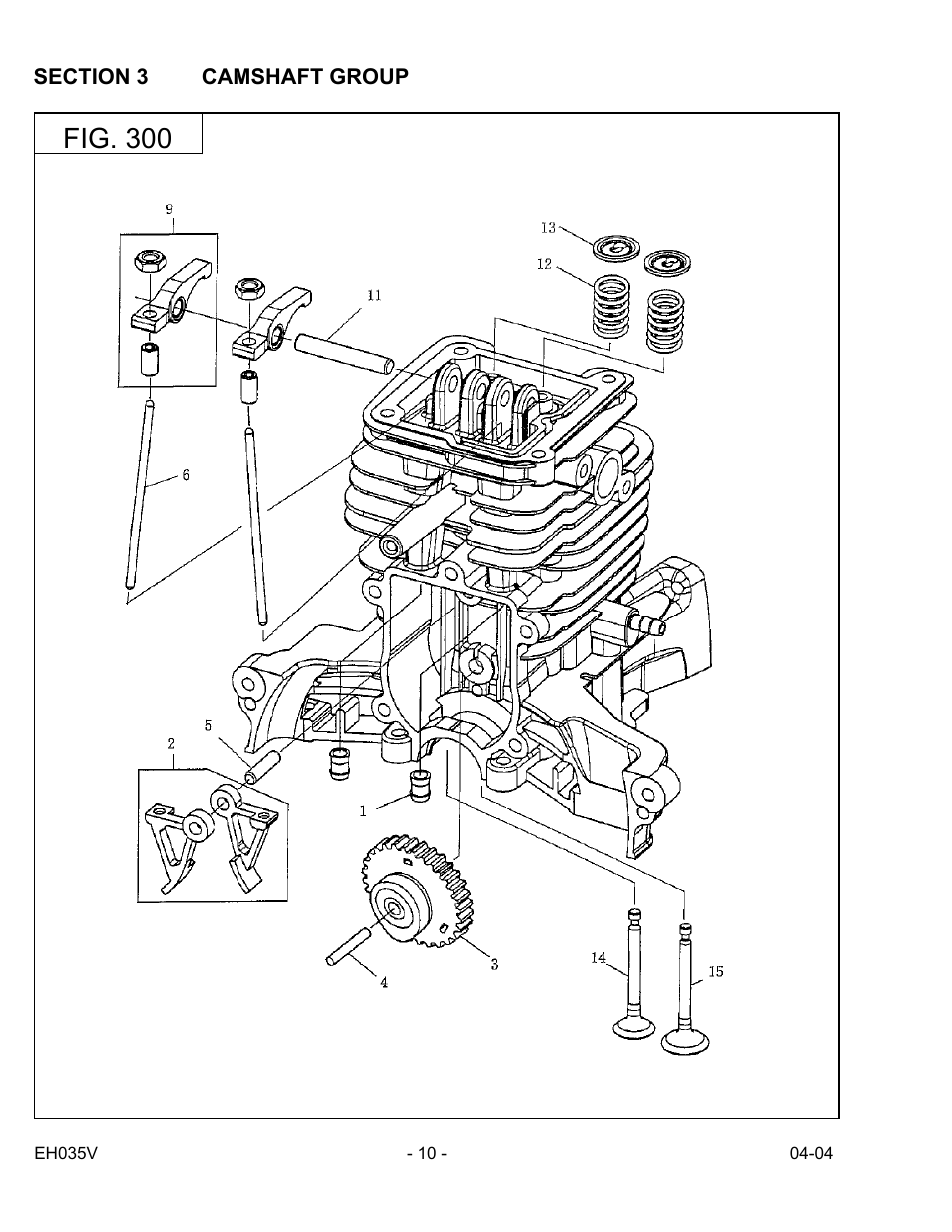 Fig. 300 | Subaru Robin Power Products EH035V User Manual | Page 10 / 30