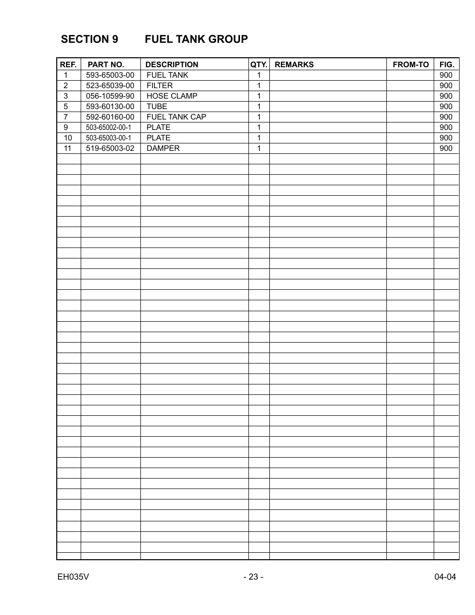 Subaru Robin Power Products EH035V User Manual | Page 23 / 30