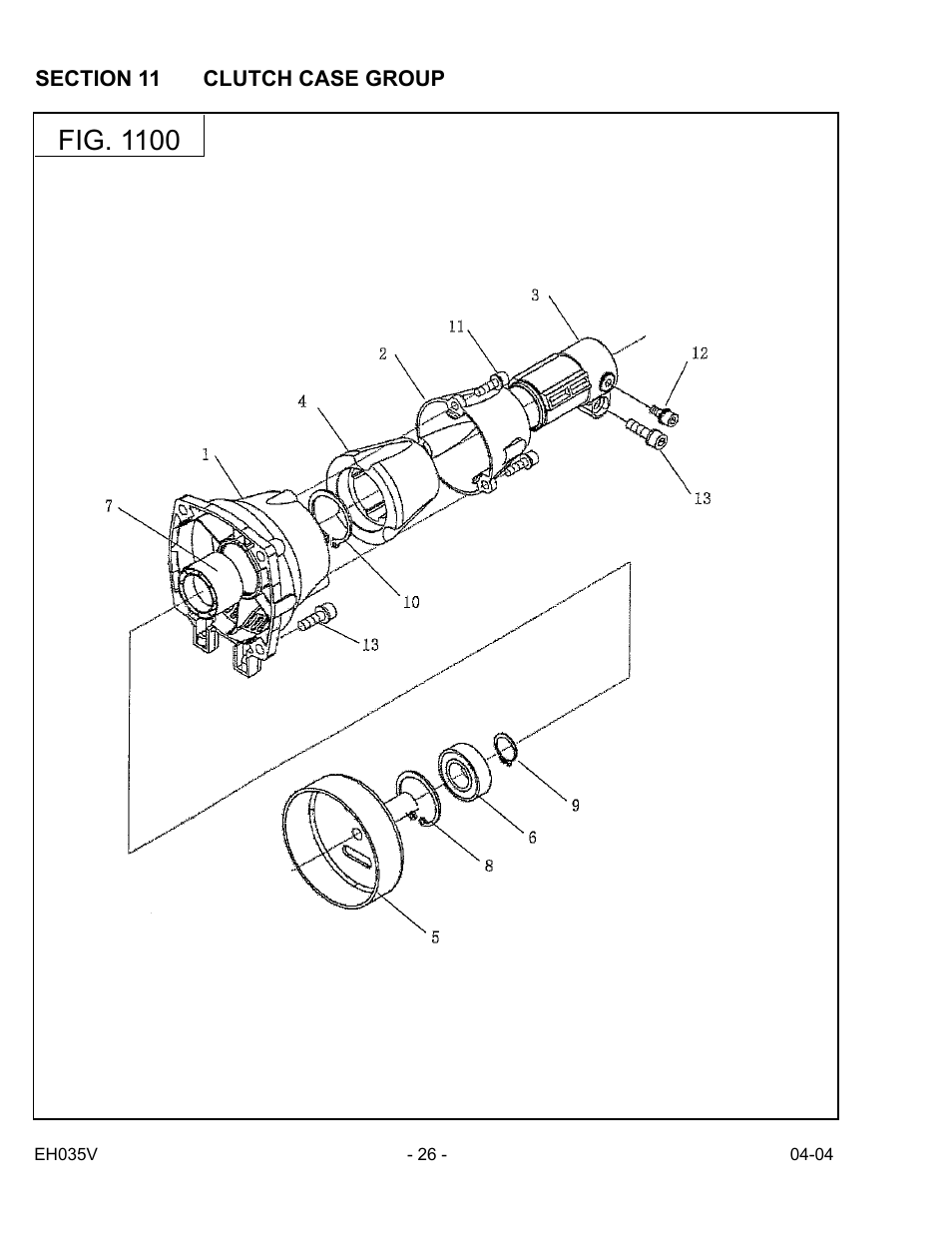 Fig. 1100 | Subaru Robin Power Products EH035V User Manual | Page 26 / 30