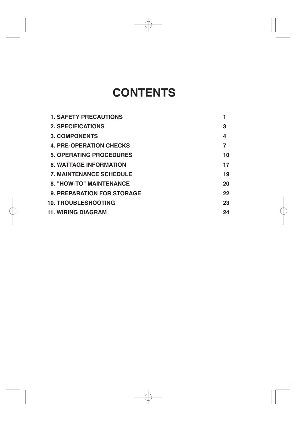 Subaru Robin Power Products RGx4800 User Manual | Page 3 / 31