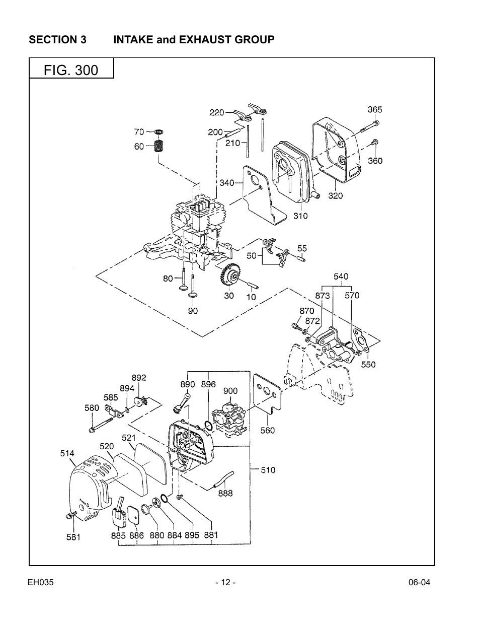 Fig. 300 | Subaru Robin Power Products EH035 User Manual | Page 12 / 24