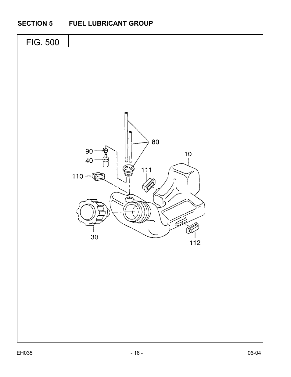 Fig. 500 | Subaru Robin Power Products EH035 User Manual | Page 16 / 24
