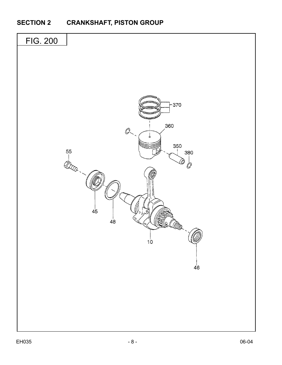Fig. 200 | Subaru Robin Power Products EH035 User Manual | Page 8 / 24