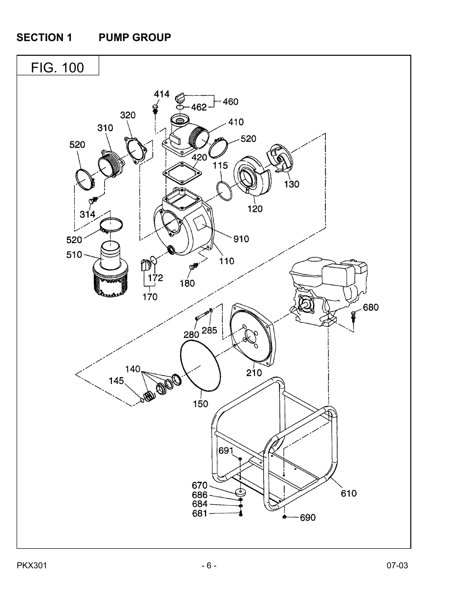 Fig. 100 | Subaru Robin Power Products PKX301 User Manual | Page 6 / 28