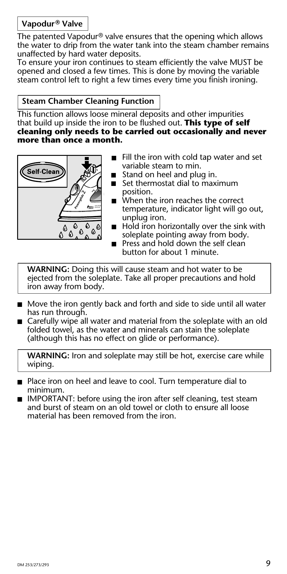 ROWENTA Powerglide 2 User Manual | Page 9 / 12