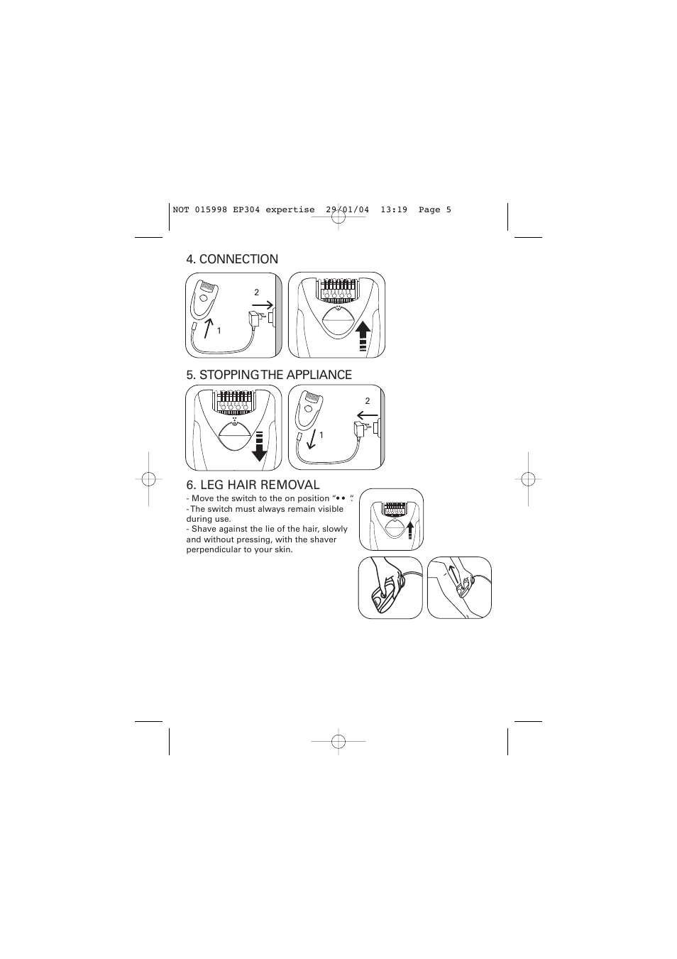 ROWENTA EP304 User Manual | Page 5 / 6