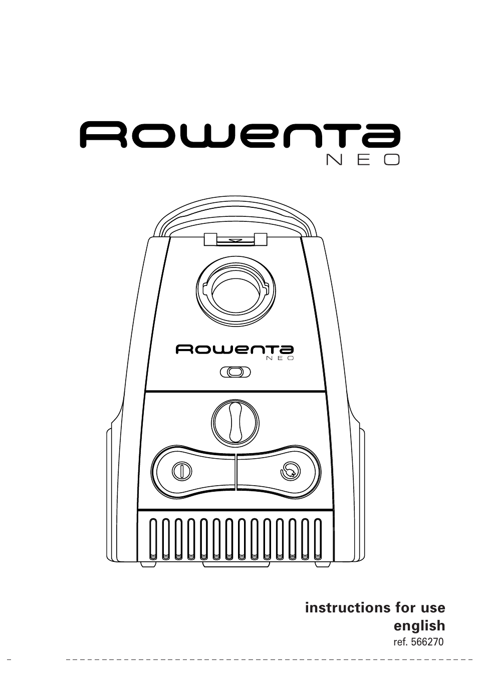 ROWENTA NEO 566270 User Manual | 8 pages