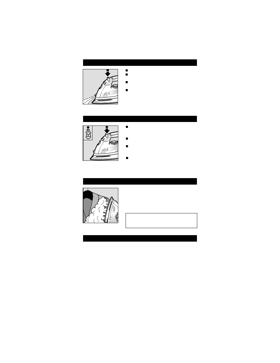 ROWENTA Professional Luxe Luxe Steam Iron User Manual | Page 7 / 11