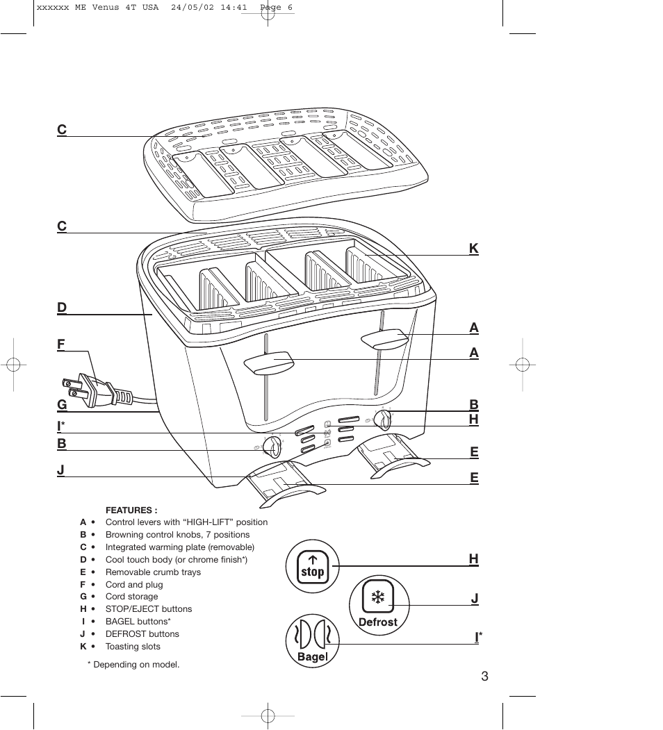 ROWENTA TO 91 User Manual | Page 3 / 8