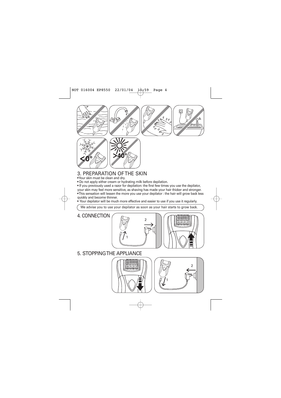 ROWENTA ACCESS EP8550 User Manual | Page 4 / 7