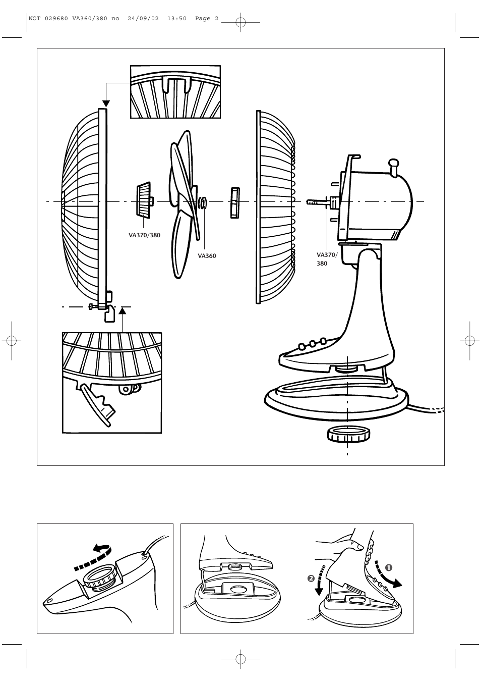 ROWENTA VA360 User Manual | Page 2 / 6